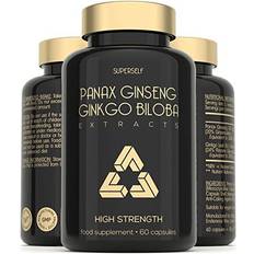 Panax Korean Ginseng Tablets 6000mg Ginseng Ginkgo Biloba