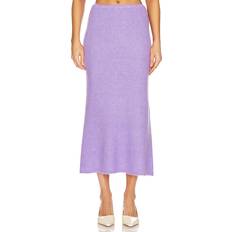 Polyamide Jupes American Vintage Jupe Midi Taile - Violet