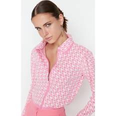 Pink Cardigans Trendyol Collection WoMens Crowbar Cardigan Pink