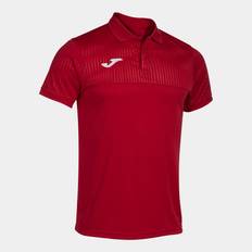 Man - Mesh Polo Shirts Joma Montreal Short Sleeve Polo Shirt Red