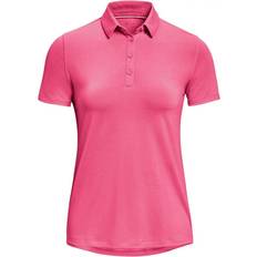 Under Armour Polo Shirts Under Armour Womens Short Sleeve Polo Shirt Pink