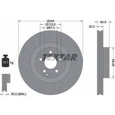 Textar Brake Disc PRO+ 92224605