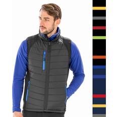 3XL - Unisex Vests Result Genuine Recycled Atmungsaktive Wasserabweisende Weste Bodywarmer bis Gr. Schwarz/Lime