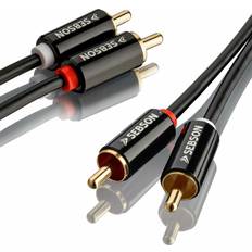 Sebson SEBSON RCA Kabel 50cm - 2 RCA 0.5m