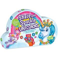 Peaceable Kingdom Share and Sparkle Unicorns Cooperative Strategy Game for Families and Kids Ages 4 & Up