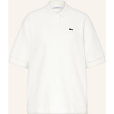 Lacoste Dam Pikétröjor Lacoste Topp Dam Bomull Pikétröja - White