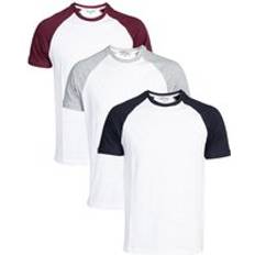 Tokyo Laundry 3-Pack Raglan Short-Sleeve T-Shirts White