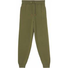 Burberry M Trousers Burberry BURBERRY Josee Cashmere Blend Joggers Sweatpants GREEN