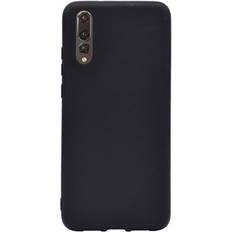 MTP Products Anti-Fingeraftryk Mat Huawei P20 TPU Cover Sort
