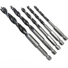 Rolson 5-Piece Hex Shank Wood Dill Bit Set
