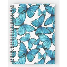 Office Supplies Famgem Spiral Blue Butterflies