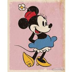 Pink Posters Minnie Mouse Minnie Mouse Retro Pink Poster