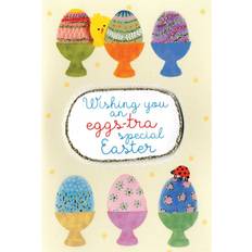 Easter Party Supplies Second Nature Wishing You An Eggs-tra Special Easter Card Hello You Embellished Greetings Cards