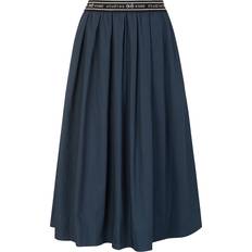 Bomuld Nederdele på tilbud Esmé Studios ESCalla Midi Skirt, Dark Sapphire