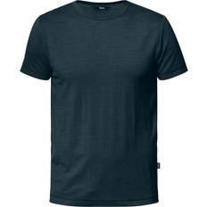 Tierra Mens Woolpa Tee Blå MOONLESS NAVY Medium