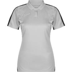 Nike Women Polo Shirts Nike Womens Dri-Fit Academy 23 Polo W Wolf Grey/Black/White