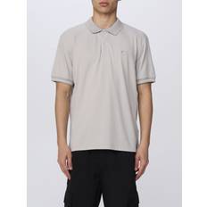 C.P. Company Polo Shirts C.P. Company Gray Garment-Dyed Polo 936 FLINT GREY