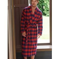 British Boxers 'Dumbarton' Tartan Brushed Cotton Dressing Gown Multi