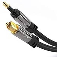KabelDirekt Mini-TOSLINK Optical Audio Cable 3m