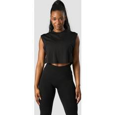 Cropped Singleter ICANIWILL Rush Cropped Tank Top - Black