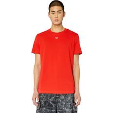 Diesel T-shirt con logo applicato T-Shirts Uomo Rosso