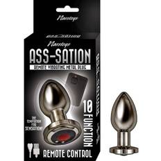 Nasstoys Ass Sation Remote Vibrating Butt Plug Black