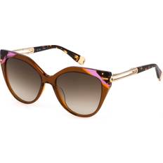 Furla SFU683 Sunglasses - Acetate Brown