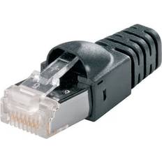 Weidmüller RJ45 stik Kat 6A med aflastning til kabel diameter 6,2-7,1 mm IP20 IE-P70