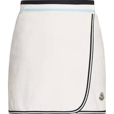 Moncler Dam Kjolar Moncler Bomull Kjol Med Logotyp - Dam