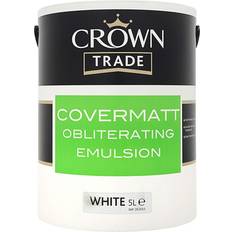 Crown White Paint Crown Covermatt 5L White