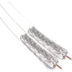 Cables Kenable Twin RG6U Coaxial Satellite Freeview Telewest 100m