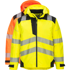 EN 343 Arbeitskleidung & Ausrüstung Portwest Extrem atmungsaktive Regenjacke PW360, orange schwarz