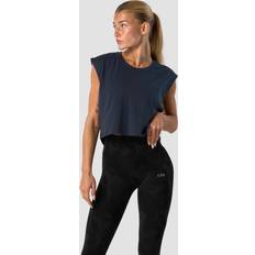 Cropped Linnen ICANIWILL Stride Cropped Tank Wmn Navy