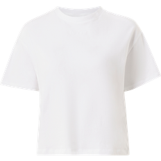 Aim'n Överdelar aim'n Topp White Boxy T-Shirt Vit
