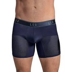 Leopard - Men Underwear Leonisa Leo By Leonisa Men's Mesh Boxer Briefs Blue Blue