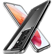 MAULUND Samsung Galaxy S21 Ultra Crystal Clear Skal Hybrid Plast Transparent