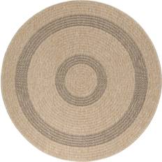 Novel Comilla Rund Udendørs Tæppe Vintage 200x200 Sort cm