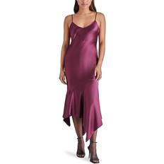 Red - Slip Dresses Steve Madden Lucille Dress Fig Women's Dress Brown US 10-12