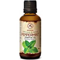Trust Eterisk Olja för Pepparmynta 50 ml Mentha Piperita Doft Eteriska Oljor 100% Ren & Naturlig Pepparmintolja för Kroppsvård Diffusorer Bastu Avkoppling Lugnande Aromaterapi