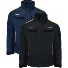 Fodrad Arbetsjackor ProJob 5438 Fodrad Jacket - Svart/Gul