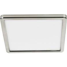 Nordlux Oja Square Nickel Ceiling Flush Light 29.4cm