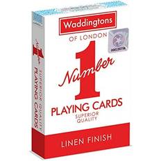 Waddingtons Number 1 Playing Card Game, play with one of red or blue deck of cards, great travel companion, gifts and toys for Boys, Girls and adults