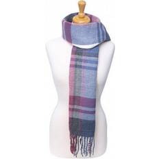 Fabric - Woman Accessories Hy Equestrian Womens/Ladies Tartan Supersoft Scarf Brown