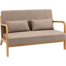 Homcom 2-Sitzer Loveseat Zweisitzer Sofa