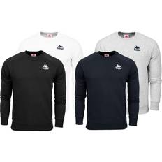 Kappa Herre Sweatere Kappa Crew Neck Sweatshirt Black