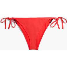 Mikrofaser Bikinihosen Calvin Klein Bikini-Slip Mit Schnürung - Orange