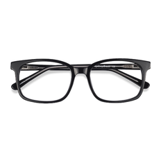 Glasses & Reading Glasses Eyebuydirect Unisex s rectangle Black Acetate Prescription Eyebuydirect s Claudia