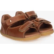 Bobux Children's Shoes Bobux Step Up Leather Baby Sandals - Tan Brown