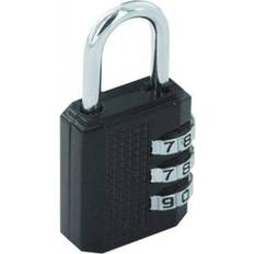 35mm, Black/Silver Combination Padlock