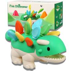 FUFUFA Dinosaur Sensory Toys for 6 12 18 Month, Educational Learning Toys for 1-3 Year Old Boys Girls, Fine Motor Skills Montessori Toys for Toddlers